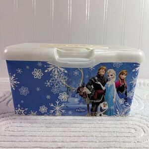 Huggies Wipes EMPTY Container - Disney - Frozen Elsa Anna Olaf Kristoff Sven